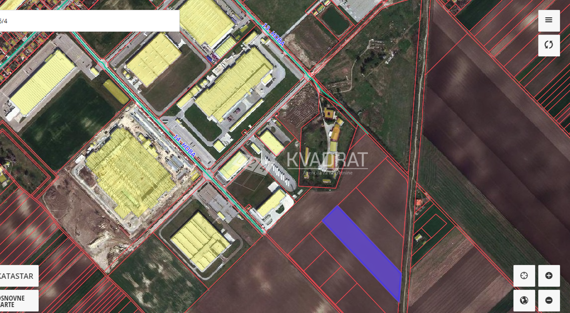 Mali Bajmok-Industrijska zona, gradsko građevinsko zemljište!
