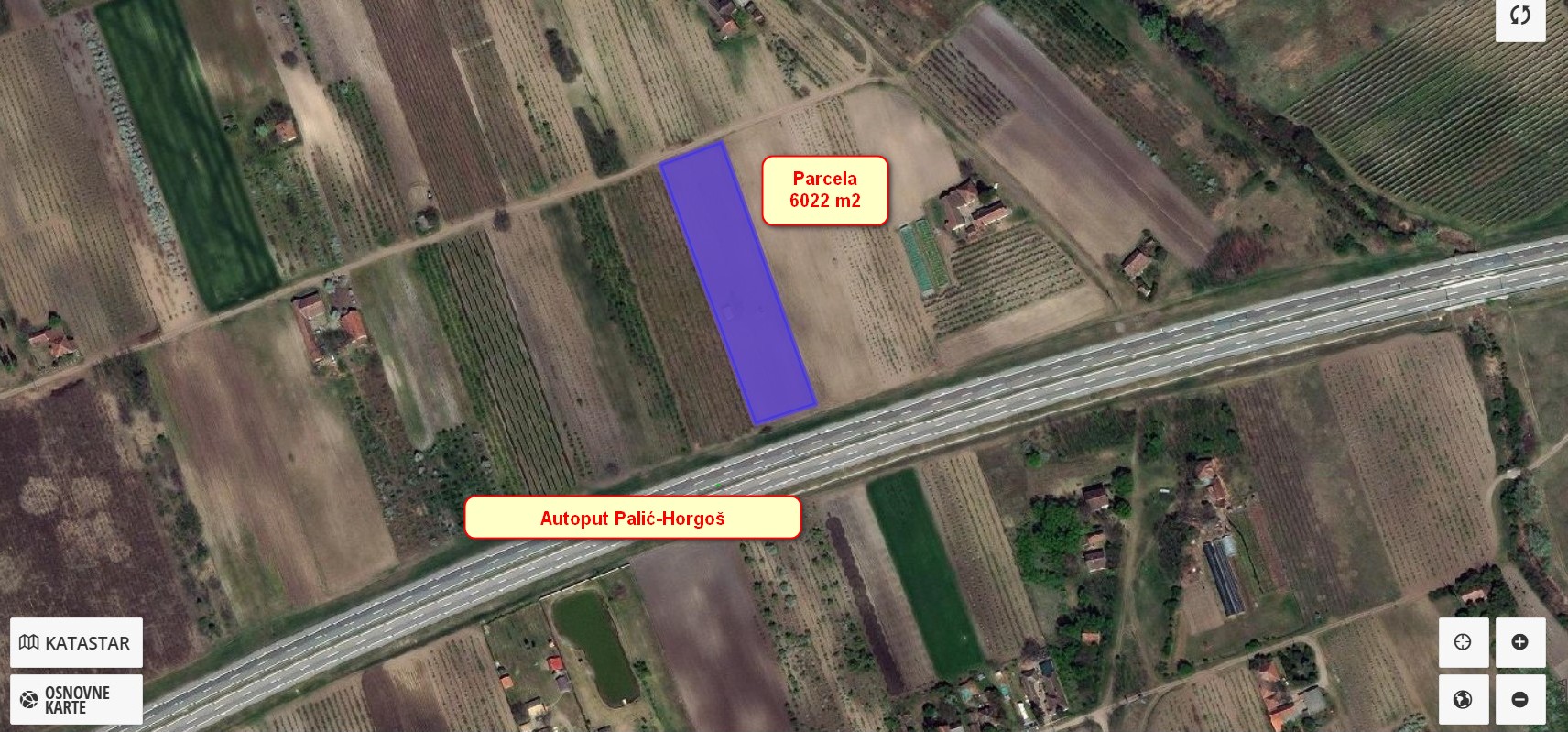 Palić, poljoprivredno zemljište uz Auto-put!